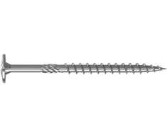 Jd-plus profesionalūs medvaržčiai su plokščia galvute, baltas galvanizuotas paviršius, I-star T40, skersmuo 8 mm, ilgis 80–450 mm, konstrukciniai varžtai, 50 vnt.
