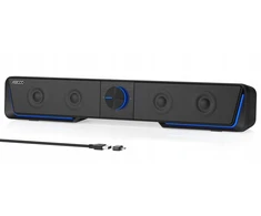 Kompiuterio kolonėlės Jeecoo A40 Kompiuteriniai garsiakalbiai Usb Bluetooth Juodas Soundbar Pc