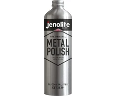 Jenolite - skystas metalo poliravimo skystis, universalus poliravimo skystis žalvariui, variui, chromui, nerūdijančiam plienui ir alavui valyti - talpa: 500 ml