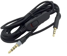 Jerilla pakaitinis kabelis, skirtas Hyperx Cloud Mix/hyperx Cloud Alpha/g633/g933/ps4/XBOX One/switch - su nutildymo funkcija ir nuotolinio valdymo laidu