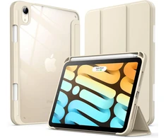 Jetech dėklas Ipad mini 7/6 kartai su pieštuko laikikliu, permatomas