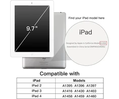 Jetech dėklas, skirtas ipad 2/3/4, apsauginis kietas galinis dangtelis, minkštas planšetinio kompiuterio stovas, automatinis pažadinimas/užmigdymas (tamsiai pilkas)