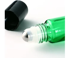 Jhd 10 ml stikliniai roller buteliukai, daugkartiniai eterinių aliejų aromaterapijos kvapų buteliukai su butelių atidarytuvu ir pipete, idealūs namams ir kelionėms (5 spalvos)