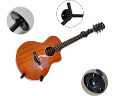 Jilskl gitaros pakabos kabliukas, gitaros laikiklis sienai pasviręs, gitaros stovo sieninis laikiklis, su tvirtinimo varžtais, tinkamas akustinei gitarai, klasikinei gitarai, elektrinei gitarai, elektriniam bosui