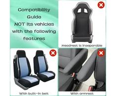Jingsen 19 dalių automobilinių sėdynių užvalkalų komplektas su vairo užvalkalu (mėtų žalumo)