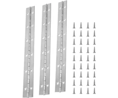 Jjiaolinin Piano juosta, nerūdijantis plienas, 3 vnt., 30 cm vyris, nerūdijančio plieno vyris su skylėmis, tvirtas piano juostos vyris su varžtais, skirtas valčių spintelėms, dėžėms
