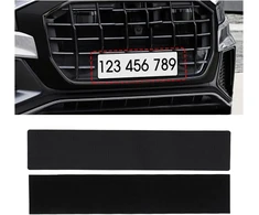 Jnnj 2 vnt. velcro numerio laikiklių rinkinys, berėmis, motociklo numerio laikiklis, berėmis, nematomas numerio laikiklis su velcro, numerio laikiklis bet kuriam automobiliui