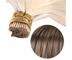 Joico Pripučiami plaukai natūralūs sruogos 50cm žiedai #8