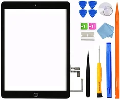 Jpung skaitmenintuvas, skirtas Ipad 5 ekrano stiklo jutikliniam ekranui (a1822 A1823) 9,7 colio 2017 m., skirtas tik 5-os kartos ekrano pakeitimui, su pagrindiniu mygtuku (be Touchid), ekrano pakeitimo įrankių komplektas