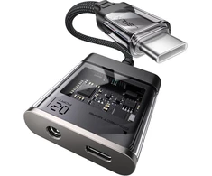 Jsaux Usb C į 3.5 mm ausinių ir įkroviklio adapteris, 2 viename Type C į Aux audio lizdas su Pd 60w Hi-res 16-bit/48khz Dongle ausinėms, suderinamas su Galaxy S24/23 Ultra Pixel 8 Ipad Pro Air
