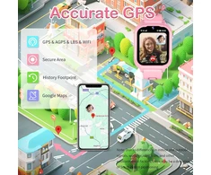 Jubunrer 4g išmanusis laikrodis vaikams su Gps ir telefono vaizdo skambučiais Sos žingsniamačiu žaidimais žadintuvu atmintinėmis kortelėmis vandeniui atsparus išmanusis laikrodis vaikams telefono laikrodis vaikiškas laikrodis mergaitėms berniukams dovanos