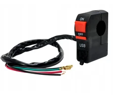 Jungiklis su Usb įkrovikliu 5v Dc 2a