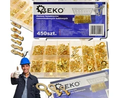 Jungtys, antgaliai, kabelių kilpos, elektrinės, automobilių rinkinys 450 vnt.