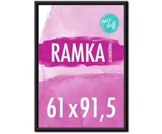 Plakatas Juoda aliumininė rėmelis 61x91,5 cm nuotraukoms, plakatams