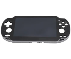 Juodas Lcd jutiklinis ekranas, skirtas Ps Vita Psv 1000 1001 Pch 1001 Pch 1101, profesionalaus žaidimų konsolės skaitmeninio keitiklio stiklo mazgas su rėmo kombinacija (naujas)