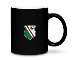 Juodas puodelis Herb Legia Warszawa Nm-nk