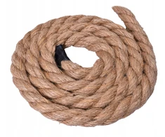 Jutinė dekoratyvinė virvė, jūrinė virvė, džiuto virvė draskyklei 16mm 50m