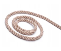 Jutinis virvė kačių draskyklėms dekoratyvinė virvė шпагат 8mm 50m
