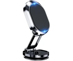 Jyfkinn magnetinis telefono laikiklis automobiliui, patobulintas dvigubo sluoksnio sulankstomas magnetinis telefono laikiklis automobiliui su lipniu pagrindu, universalus 360° pasukamas telefono laikiklis automobiliui, suderinamas su visais