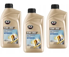 K2 sintetinis variklio alyva 5w30 Hybrid Sp with Rc Gf-6 hibridams 1l