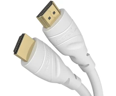 Kabeldirekt 8k/4k hdmi kabelis - 2 m - 8k@60hz (ypač varinis greitam ultra hd, 4k@120hz/8k@60hz - suderinamas su hdmi 2.0, didelis greitis su ethernet, blu-ray/ps5/XBOX series x/switch baltas)