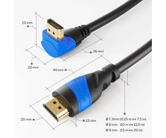Kabeldirekt 8k/4k Kampinis Hdmi Kabelis - 2m