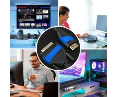 Kabeldirekt Hdmi Dvi adapterio kabelis su A.i.s. ekranavimu nuo trukdžių signalų – 10 x 1,5 m (dvikryptis Dvi-d 24+1/hdmi monitoriaus kabelis, prijunkite įrenginį prie monitoriaus arba atvirkščiai)