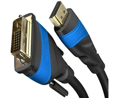 Kabeldirekt hdmi į dvi 24+1 adapterio kabelis (1080p full hd 3d highspeed) - top series 1,5 m