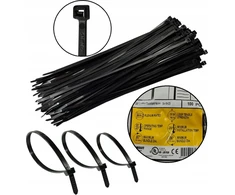 Kabelinės стяжки Panduit Uv juodos 3,6x140 mm