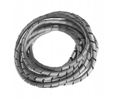 Kabelių organizatorius Maclean (5*6mm) 3m sidabrinė spiralė Mctv-684s