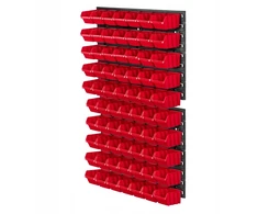 Kadax Organizator įrankių sienelė 58x78 cm su 70 dėžučių