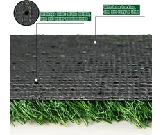 Kaheign stalo takelis, dirbtinės žolės staltiesė 36 cm x 122 cm, dirbtinės žolės stalo takelis, velykinė staltiesė, dirbtinės žolės stalo kilimėlis futbolo vakarėliui, vestuvėms, gimtadieniui, banketui, sodui