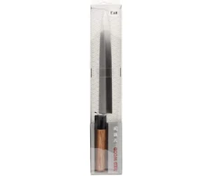 Kai Seki Magoroku Redwood Yanagiba, ašmenų ilgis 24,0 cm - 1k6 nerūdijantis plienas, 57 (±1) Hrc - labai poliruoti ašmenys - Pakka raudonmedžio mediena - rankų darbo Japonijoje