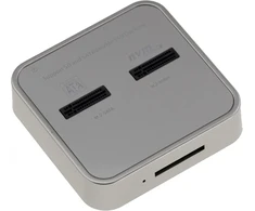 Kalea-informatique usb dokas, skirtas m2 sata ssd ir m.2 nvme ssd. usb 3.2 gen2 10gb dokas su sd express kortelių skaitytuvu