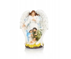 Kalėdinė prakartėlė - Šventoji Šeima - Angelas - 13 cm Js94100a