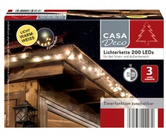 Kalėdinės lemputės 200 led lempučių lauko ir vidaus taimeris ip44