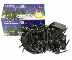 Kalėdinės lemputės, šventinė dekoracija, 200 led, mėlynos