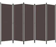 Kambario pertvara, 6 dalių, rudos spalvos, 300x180cm