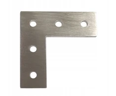 Kampinis jungiklis L tipo jungiamoji plokštė V-slot T-slot profiliui 2020 3mm