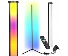 Kampinis pastatomas šviestuvas Led Rgb su nuotoliniu valdymu