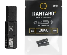Kantaro Hex 5.5 mm x 25 mm antgalis (2 vnt.)