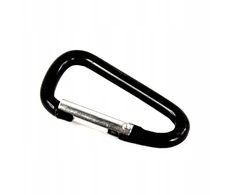 Karabinas karabinas survival edc grandinėlis juodas