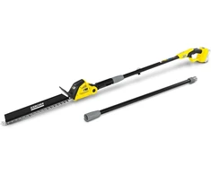 Kärcher Phg 18-45 akumuliatorinės teleskopinės gyvatvorių žirklės 18 V pjovimo ilgis 45 cm prailginimo įdėklas kampinė pjovimo galvutė maksimali galia 250–500 m be akumuliatoriaus