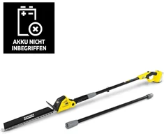 Kärcher Phg 18-45 akumuliatorinės teleskopinės gyvatvorių žirklės 18 V pjovimo ilgis 45 cm prailginimo įdėklas kampinė pjovimo galvutė maksimali galia 250–500 m be akumuliatoriaus