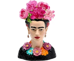Kare Design dekoratyvinė vaza Style Muse Flowers, įvairiaspalvė, vaza, gėlių vaza, keramika, tinka tik džiovintoms gėlėms, 34 cm (a)