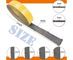 Karščiui atspari sandarinimo juosta židiniams ir krosnims (3x10mm, 2.5m)