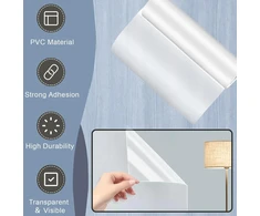 Katės sofos apsauga nuo įbrėžimų, 30 cm x 5 m, dvipusė pvc katės apsauga nuo įbrėžimų, sofos apsauga katei su 50 vinių, lipni plėvelė nuo įbrėžimų, pjaustoma, skirta stalo kampų ir sienų apsaugai