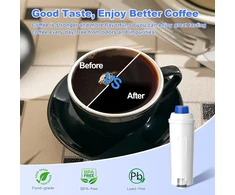 Kavos aparatas Breaull 4 kavos aparato vandens filtrų rinkinys, suderinamas su delonghi dlsc002 9310926 ser3017 5513292811, filtro kasetės, skirtos de'longhi vandens filtrui ecam, esam, etam, ec, bc serijoms