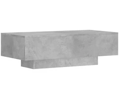 Kavos staliukas, betono pilkas, 100x49,5x31cm, apdirbta mediena