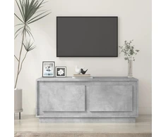 Kavos staliukas, betono pilkas, 102x50x44cm, apdirbta mediena